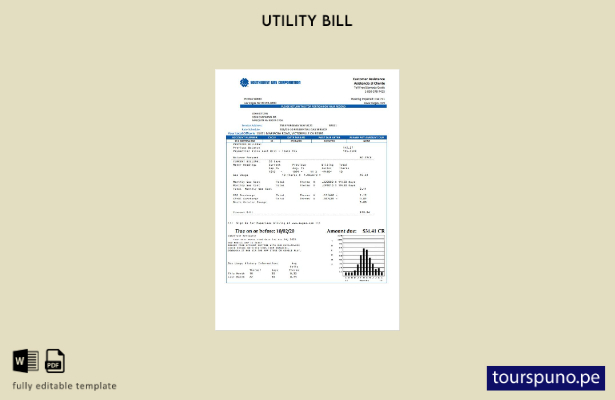 listo para imprimir plantilla de utilidad de USA Nevada Southwest gas Corporatio